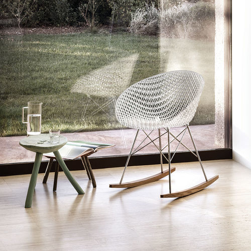 Современный cтул - SMATRIK - Kartell - для наружного применения / для интерьера / из поликарбоната
