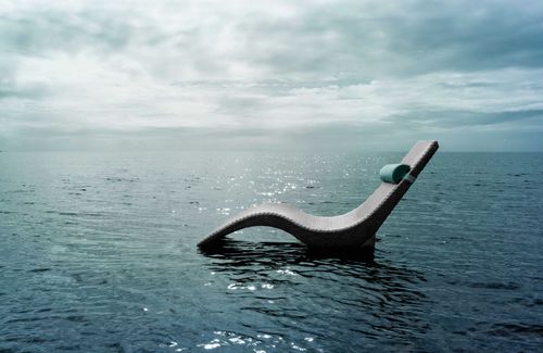 Современный садовый шезлонг - MERMAID - Kenneth Cobonpue