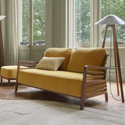 Компактный диван - FLAX - Ligne Roset - современный / из ткани / из кожи