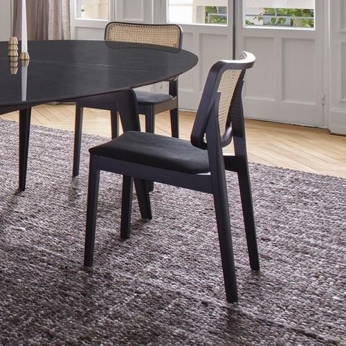 Современный cтул - TAMBOUR - Ligne Roset - для интерьера / из ткани / из ротанга