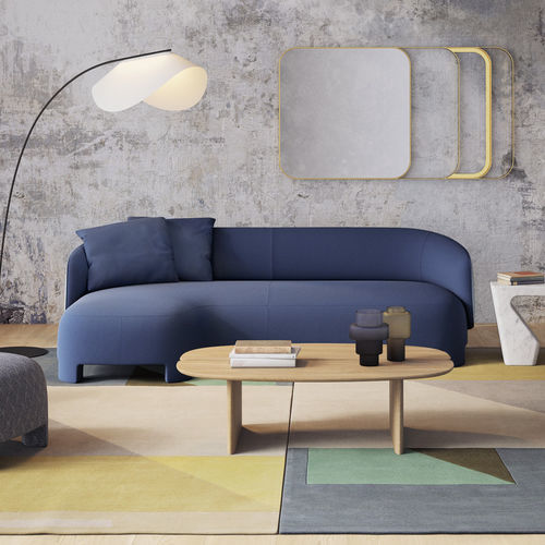 Угловой диван - TARU - Ligne Roset - современный / из ткани / из кожи