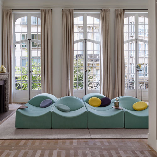 Модульный диван - ASMARA  - Ligne Roset - дизайнерский / из ткани / из губки