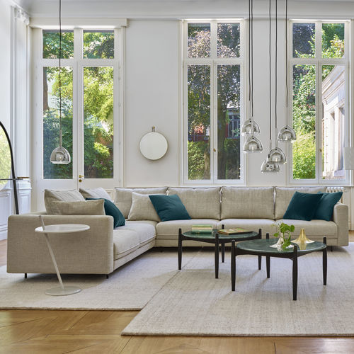 Модульный диван - ENKI - Ligne Roset - угловой / современный / из ткани