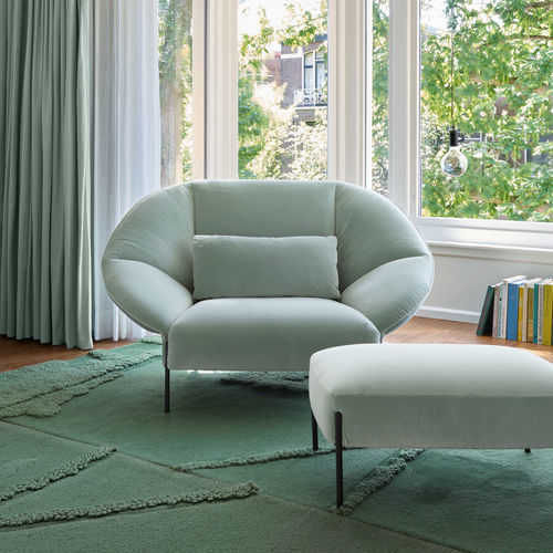 Современное кресло - PAIPAÏ - Ligne Roset - из кожи / из пенополиуретана / из бумаги