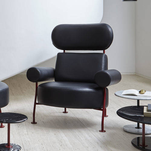 Дизайнерское кресло - ASTAIR - Ligne Roset - из кожи / из ткани / из полиуретана