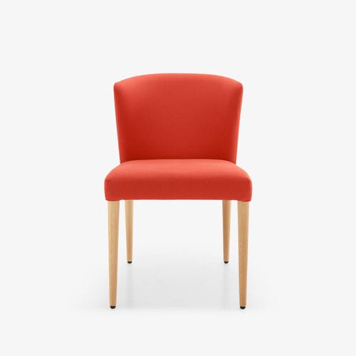 Современный cтул для столовых - CIRCO / CIRCA - Ligne Roset - для интерьера / из ткани / с основанием из бука