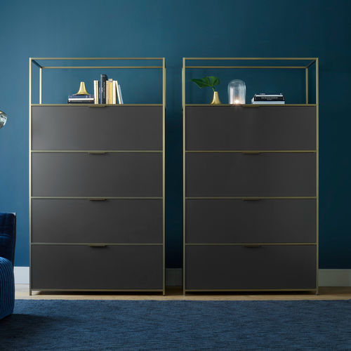 Напольный шкаф для хранения - DITA - Ligne Roset - современный / из лакированной древесины / из красного дерева