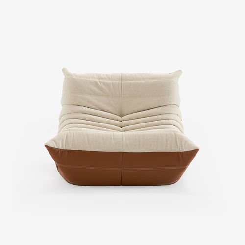 Современное низкое кресло - TOGO BOSS - Ligne Roset - из кожи / из губки / из пенополиуретана