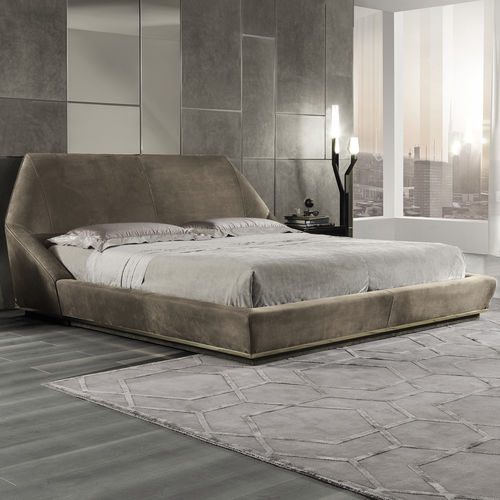 Двуспальная кровать - YUME  - LONGHI S.p.a. - современная / обитая / с изголовьем