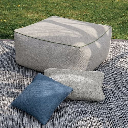 Современный пуф - SOFT - LONGHI S.p.a. - из ткани / из водостойкого текстиля / из полиэфирного волокна