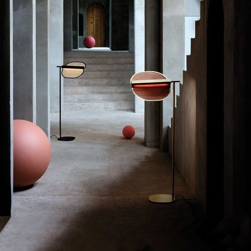 Напольная лампа - OMMA - Lzf-Lamps - из бука / из фанерованной древесины / современная