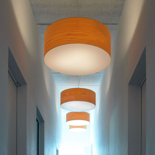 Подвесная лампа - GEA - Lzf-Lamps - из дерева / современная / проводная