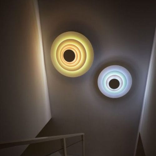 Современный настенный светильник - CONCENTRIC - Marset Iluminacion - для интерьера / из металла / круглый