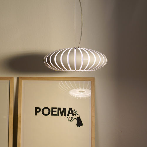 Подвесная лампа - MARANGA - Marset Iluminacion - из хромированного металла / из поликарбоната / современная