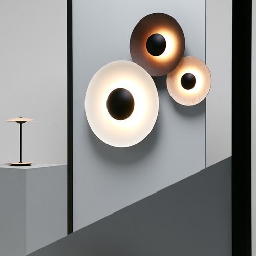 Современный настенный светильник - GINGER - Marset Iluminacion - для интерьера / из металла / из дуба