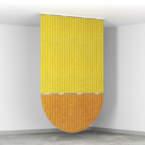 Разделитель пространства из ПЭТФ - QuiltForms 54" Half Circle - MIO - из переработанного пластика / для профессионального использования / модульный