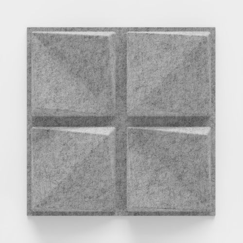 Настенная акустическая панель - Quad FeltForms - MIO - из ПЭТФ / из переработанного пластика / прямоугольная