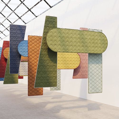 Акустический баффл из ПЭТФ - QuiltForms 18"  - MIO - из переработанного пластика / подвесной / потолочный