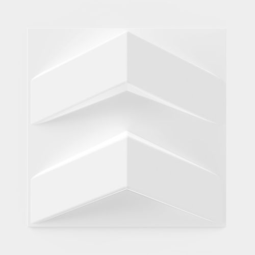 Акустическая панель для стены - Chevron - MIO - из ПЭТФ / из переработанного пластика / квадратная