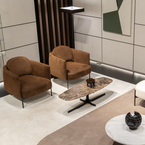 Современный стол-консоль - JANUS - MisuraEmme SpA - из мрамора / с основанием из металла / для бытового использования