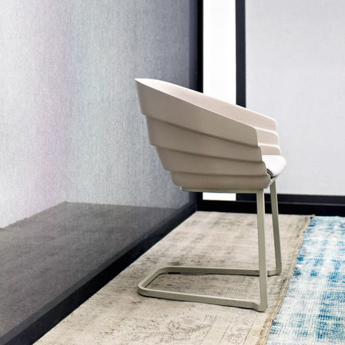 Современный cтул - RIFT - MOROSO - для интерьера / из полиуретана / из стали