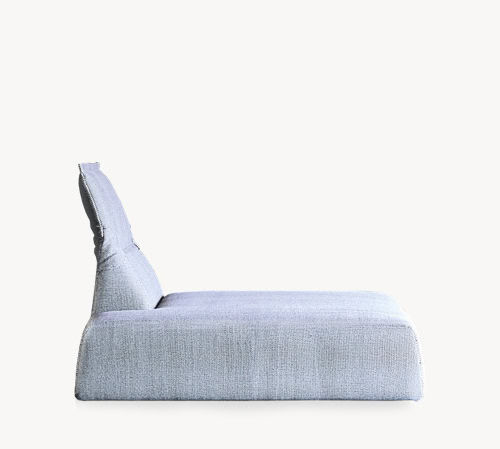 Современный шезлонг - HIGHLANDS - MOROSO - из ткани / из стали / для профессионального использования