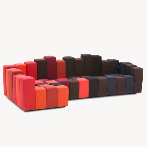 Модульный диван - DO-LO-REZ - MOROSO - уникальный дизайн / из ткани / с подлокотниками