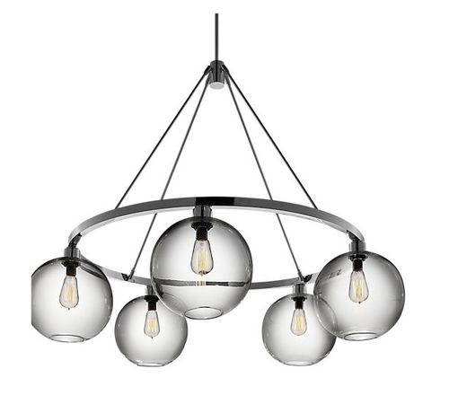 Современная люстра - SOLA 36 CHANDELIER - Niche Modern - из стекла / накаливания