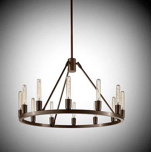 Современная люстра - SPARK 24 CHANDELIER - Niche Modern - из металла / накаливания