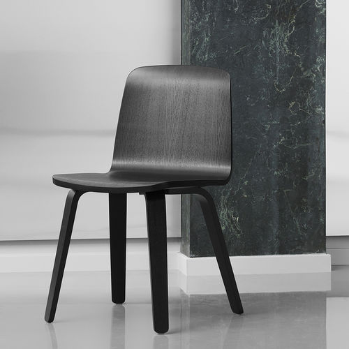 Современный cтул - JUST - Normann Copenhagen - для интерьера / из ткани / из дуба