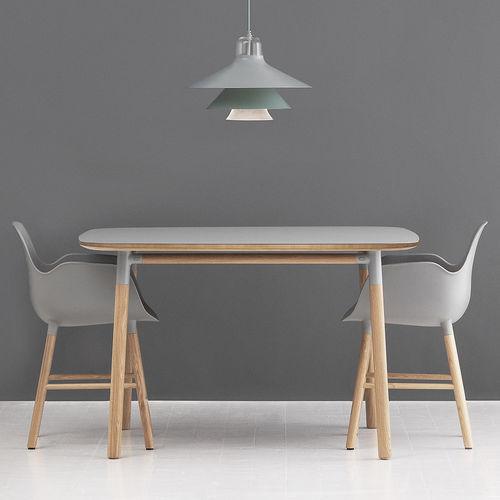 Современный стол - FORM - Normann Copenhagen - из дуба / из линолеума / прямоугольный