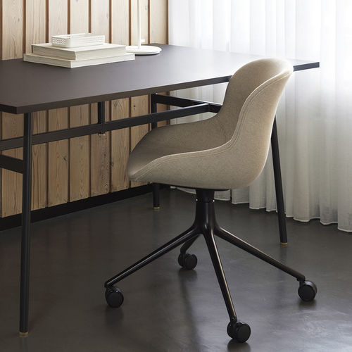 Современный cтул - HYG  - Normann Copenhagen - для интерьера / из ткани / из кожи