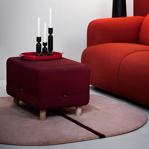 Современный ковер - OONA - Normann Copenhagen - в полоску / из новозеландской шерсти / прямоугольный