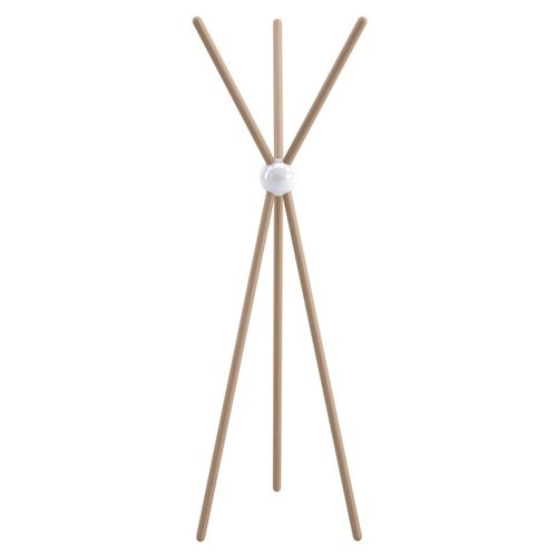Вешалка для верхней одежды на ножке - Tepee - REXITE - современная / из алюминия / из бука
