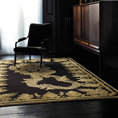 Современный ковер - BROCADE - The Rug Company - с рисунком / из шерсти / из шелка