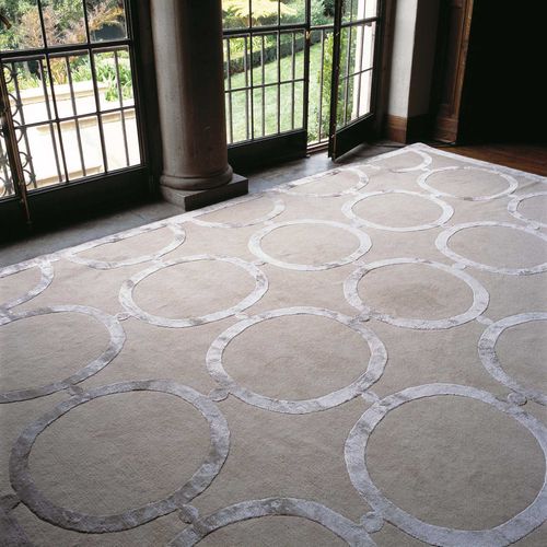 Современный ковер - CATELLA - The Rug Company - геометрический / из шерсти / из шелка