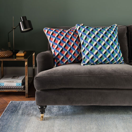 Подушка для дивана - TILT - The Rug Company - квадратная / с рисунком / из шерсти