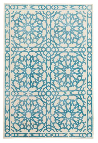 Современный ковер - MAMOUNIA SKY - The Rug Company - с рисунком / из шерсти / из шелка