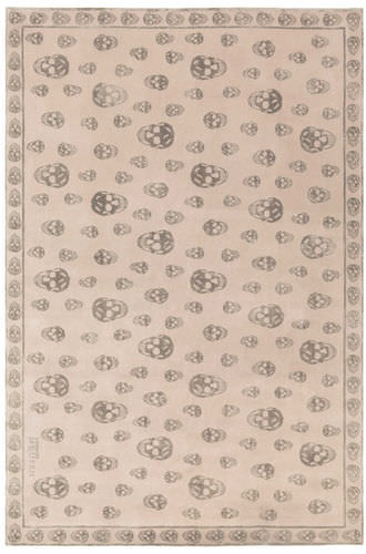Современный ковер - SKULL - The Rug Company - с рисунком / из шерсти / из шелка