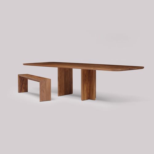 Современный стол - LINEGROUND FARM - Skram Furniture - из дуба / из орехового дерева / из вишневого дерева