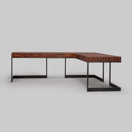 Директорский рабочий стол - WISHBONE  - Skram Furniture - минималистский дизайн / из дуба / из орехового дерева