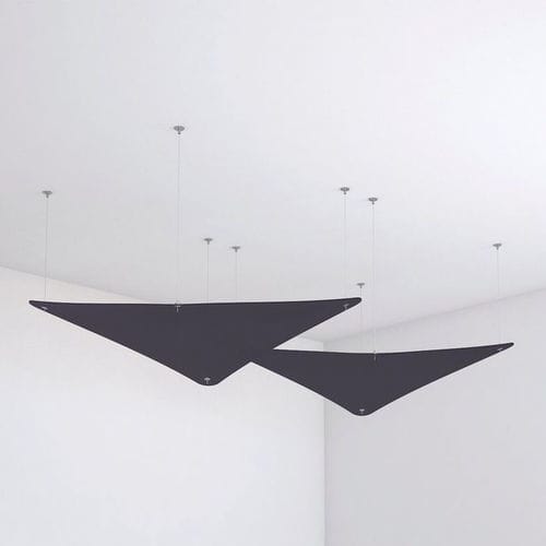 Подвесной потолок из полимера - SHAPES FLAG - 3Form - островной / для интерьера / декоративный