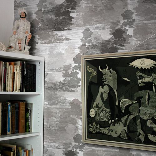 Современный обои - CLOUD TOILE  - Timorous Beasties - природный мотив / серый / синий