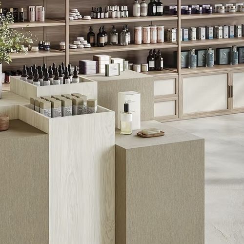 Однотонный декоративный ламинат - GREIGE STRATA - Wilsonart International - текстурированный / для бордюра