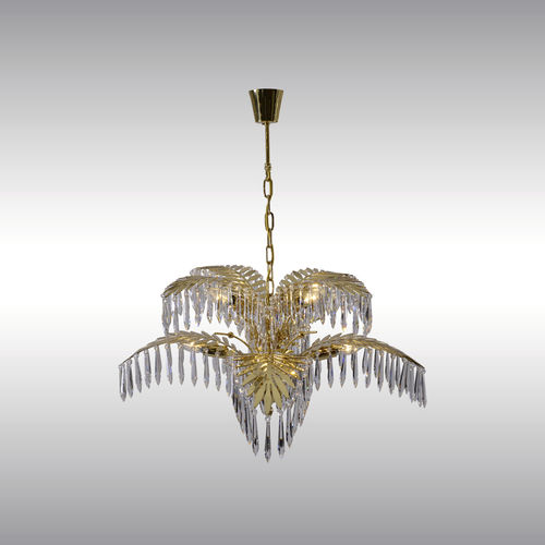 Классическая люстра - PALMANOVA : 21703 - Woka Lamps Vienna - из кристалла / из латуни / накаливания
