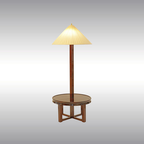 Напольная лампа - WW-19 20319 - Woka Lamps Vienna - из шелка / из дерева / классическая