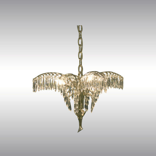 Классическая люстра - 21316 - Woka Lamps Vienna - из кристалла / из латуни / Josef Hoffmann