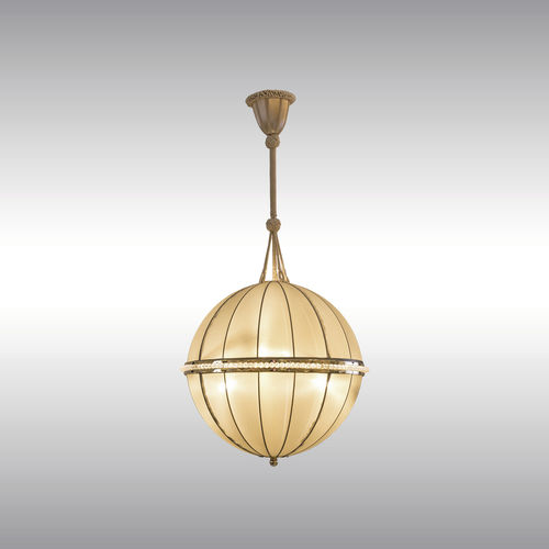 Подвесная лампа - 21908 - Woka Lamps Vienna - из шелка / ар-деко / беспроводная