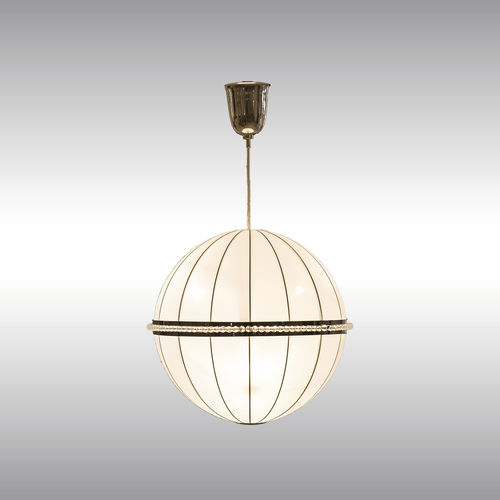 Подвесная лампа - 21211 - Woka Lamps Vienna - из латуни / из кристалла / из шелка