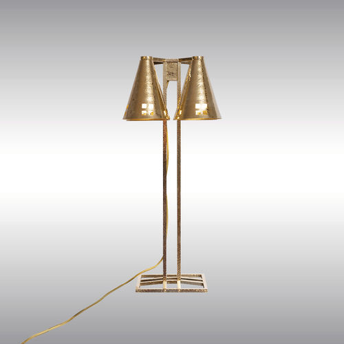 Настольная лампа - 22002 - Woka Lamps Vienna - из латуни / ар-деко / проводная